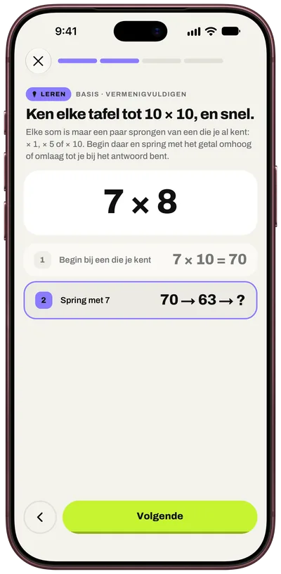 Leer de truc achter elk antwoord